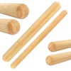 image:imageBamboo French Style Rolling Pin Assortment  1 Thick1 Thin wRounded Ends  1 Each155inch Assortment  1 Thick1 Thin