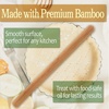 image:imageBamboo French Style Rolling Pin Assortment  1 Thick1 Thin wRounded Ends  1 Each155inch by 125inch  Mojito Muddler  3 Pcs