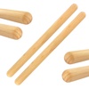 image:imageBamboo French Style Rolling Pin Assortment  1 Thick1 Thin wRounded Ends  1 Each16inch by 1125inch  Rounded Ends  3 Pcs