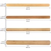 image:imageBamboo French Style Rolling Pin Assortment  1 Thick1 Thin wRounded Ends  1 Each16inch by 175inch  Rounded Ends  3 Pcs
