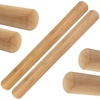 image:imageBamboo French Style Rolling Pin Assortment  1 Thick1 Thin wRounded Ends  1 Each16inch by 175inch  Rounded Ends  3 Pcs