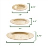 image:imageBamboo Leaf Round Plate Approx 35 9cmQty 100300