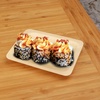 image:imageBambooMN  104 x 85 x 078 Disposable Wood Rectangle PlatesDishes 100 Pieces1 000 Pieces