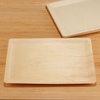 image:imageBambooMN  104 x 85 x 078 Disposable Wood Rectangle PlatesDishes 100 Pieces1 000 Pieces