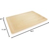 image:imageBambooMN  104 x 85 x 078 Disposable Wood Rectangle PlatesDishes 100 Pieces100 Pieces