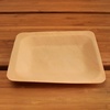 image:imageBambooMN  104 x 85 x 078 Disposable Wood Rectangle PlatesDishes 100 Pieces25 Pieces