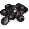 image:imageBambooMN  35 Small Solid Bamboo Round Scoop  Black  10pcs