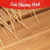 image:imageBambooMN  Christmas Holiday Bamboo Party Picks Skewers for Fruit Sandwiches Cocktails  59 15cm  Pinetree Reindeer Snowman  100pcsChristmas Assorted