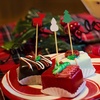 image:imageBambooMN  Christmas Holiday Bamboo Party Picks Skewers for Fruit Sandwiches Cocktails  59 15cm  Pinetree Reindeer Snowman  100pcsChristmas Assorted