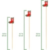 image:imageBambooMN  Christmas Holiday Bamboo Party Picks Skewers for Fruit Sandwiches Cocktails  59 15cm  Pinetree Reindeer Snowman  100pcsChristmas Dcor