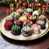 image:imageBambooMN  Christmas Holiday Bamboo Party Picks Skewers for Fruit Sandwiches Cocktails  59 15cm  Pinetree Reindeer Snowman  100pcsChristmas Dcor