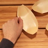 image:imageBambooMN  Disposable Food and Appetizer Wood Boat Dishes  525 x 3 x 1  1000 Pieces67