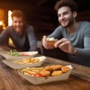 image:imageBambooMN  Disposable Food and Appetizer Wood Boat Dishes  525 x 3 x 1  1000 Pieces79