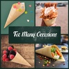 image:imageBambooMN  Disposable Food and Appetizer Wood Cones  79 x 3  300 Pieces100