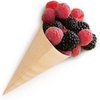 image:imageBambooMN  Disposable Food and Appetizer Wood Cones  79 x 3  300 Pieces100