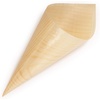 image:imageBambooMN  Disposable Food and Appetizer Wood Cones  79 x 3  300 Pieces1000
