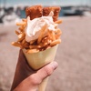 image:imageBambooMN  Disposable Food and Appetizer Wood Cones  79 x 3  300 Pieces300