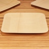 image:imageBambooMN  Square Disposable Dessert Appetizer Bamboo Veneer Dinner Plates  7 18cm  24 Pieces9Inch