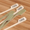 image:imageBambooMN  Vegan Marker Bamboo Paddle Skewer Pick  35 89cm  100 PiecesHam