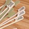 image:imageBambooMN  Vegan Marker Bamboo Paddle Skewer Pick  35 89cm  100 PiecesLamb