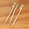 image:imageBambooMN  Vegan Marker Bamboo Paddle Skewer Pick  35 89cm  100 PiecesPork