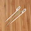image:imageBambooMN  Vegan Marker Bamboo Paddle Skewer Pick  35 89cm  100 PiecesTuna