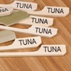image:imageBambooMN  Vegan Marker Bamboo Paddle Skewer Pick  35 89cm  100 PiecesTuna