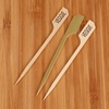 image:imageBambooMN  Vegan Marker Bamboo Paddle Skewer Pick  35 89cm  100 PiecesVeggie