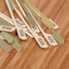 image:imageBambooMN  Vegan Marker Bamboo Paddle Skewer Pick  35 89cm  100 PiecesVeggie