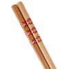 image:imageBambooMN 10 Piece Complete Sushi Making Kit 2x Bamboo Rolling Mats 1x Rice Paddle 1x Spreader and 6 Pairs Red Flowers ChopsticksFlowers Red Chopsticks