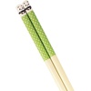 image:imageBambooMN 10 Piece Complete Sushi Making Kit 2x Bamboo Rolling Mats 1x Rice Paddle 1x Spreader and 6 Pairs Red Flowers ChopsticksPanda Green Chopsticks