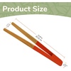 image:imageBambooMN 10 Reusable Bamboo A Toast Tongs  Colored Assortment  6 Pieces6