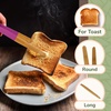 image:imageBambooMN 10 Reusable Bamboo A Tongs  Purple  3 UnitsGreen