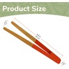 image:imageBambooMN 10 Reusable Bamboo A Tongs  Purple  3 UnitsGreen