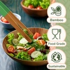 image:imageBambooMN 10 Reusable Bamboo A Tongs  Purple  3 UnitsYellow