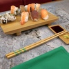 image:imageBambooMN 10 Reusable Red Dot End Japanese Bamboo Chopsticks  12 PairsGreen  Yellow