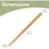 image:imageBambooMN 10 Reusable Red Dot End Japanese Bamboo Chopsticks  12 PairsGreen  Yellow