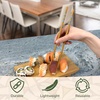 image:imageBambooMN 10 Reusable Red Dot End Japanese Bamboo Chopsticks  12 PairsRed  Blue