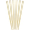 image:imageBambooMN 10 Reusable Red Dot End Japanese Bamboo Chopsticks  12 PairsRed Dot  10