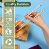 image:imageBambooMN 10 Reusable Red Dot End Japanese Bamboo Chopsticks  12 PairsRed Dot  10