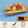 image:imageBambooMN 10 Reusable Red Dot End Japanese Bamboo Chopsticks  12 PairsYellow  Panda