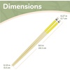 image:imageBambooMN 10 Reusable Red Dot End Japanese Bamboo Chopsticks  12 PairsYellow  Panda