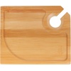 image:imageBambooMN 10 x 10 Bamboo Reusable Dinnerware Wine Glass Holder Square Dug Out Plates for Catered Events Holidays or Home Use Supplies 30 Pcs10