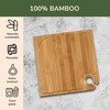 image:imageBambooMN 10 x 10 Bamboo Reusable Dinnerware Wine Glass Holder Square Dug Out Plates for Catered Events Holidays or Home Use Supplies 30 Pcs40