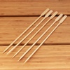 image:imageBambooMN 11 Premium Bamboo Arrow Shrimp Meat Fruit Kebab Skewer  Beige Colored  100 Pieces11 28cm