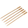 image:imageBambooMN 11 Premium Bamboo Arrow Shrimp Meat Fruit Kebab Skewer  Beige Colored  100 Pieces98 25cm  Carbonized Brown