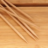 image:imageBambooMN 11 Premium Bamboo Arrow Shrimp Meat Fruit Kebab Skewer  Beige Colored  100 Pieces98 25cm  Carbonized Brown