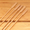 image:imageBambooMN 11 Premium Bamboo Arrow Shrimp Meat Fruit Kebab Skewer  Beige Colored  100 Pieces98 25cm  Carbonized Brown