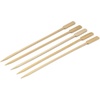 image:imageBambooMN 11 Premium Bamboo Arrow Shrimp Meat Fruit Kebab Skewer  Beige Colored  100 Pieces98 25cm