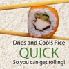 image:imageBambooMN 118 Hangiri Oke Sushi Rice Cooling BowlTub with 5 Pieces Sushi Making Serving Accessory Kit  Medium